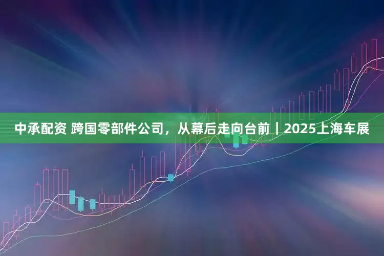 中承配资 跨国零部件公司，从幕后走向台前｜2025上海车展